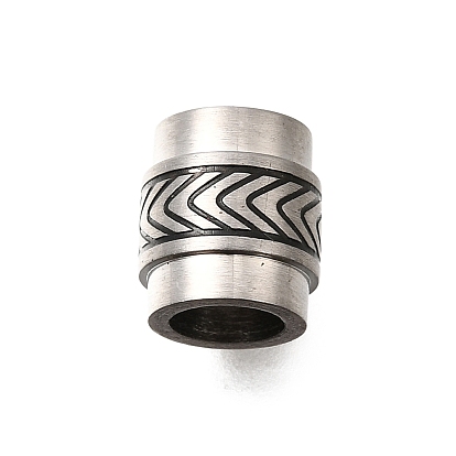 304 из нержавеющей стали европейские шарики, бусины с большим отверстием, колонка