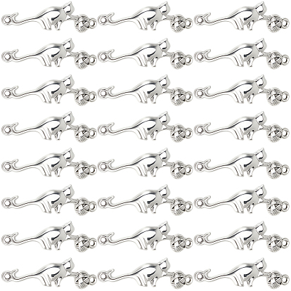 80 шт. подвески из сплава в тибетском стиле, В форме кошки, скрепленной клубками пряжи.