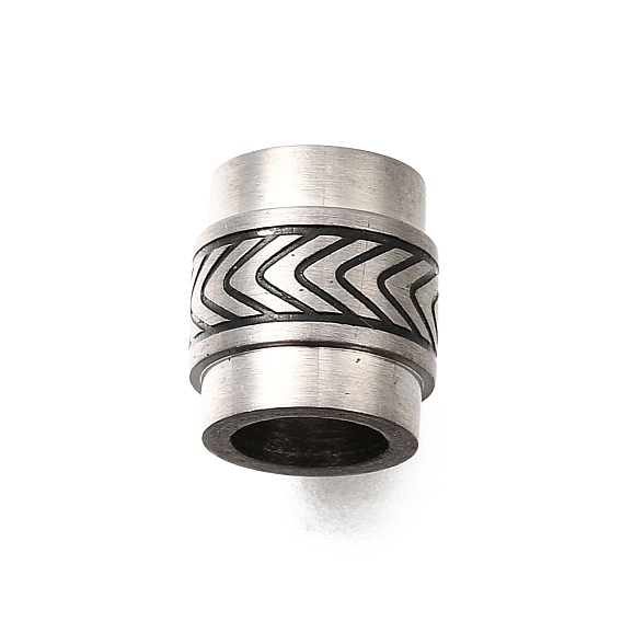 304 из нержавеющей стали европейские шарики, бусины с большим отверстием, колонка