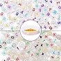 DIY Jewelry Making Kits, Including Flat Round Transparent & Luminous Acrylic Beads and Elastic Stretch Thread