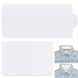 100шт. 2 стили нетканых материалов подкладка для шапки от пота, вкладыш для уменьшения размера шапки, одноразовый вкладыш, защита воротника рабочего костюма