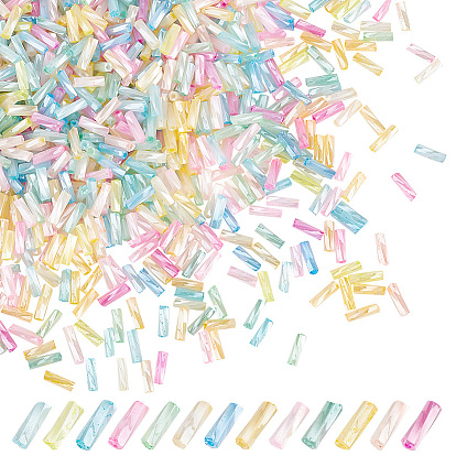 1560шт. 13 цвета непрозрачные цвета стеклянные бусины-сверкающие стеклярусы, круглое отверстие