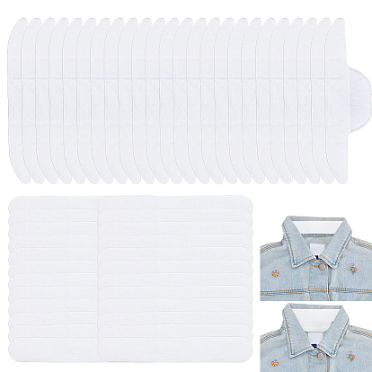 100шт. 2 стили нетканых материалов подкладка для шапки от пота, вкладыш для уменьшения размера шапки, одноразовый вкладыш, защита воротника рабочего костюма