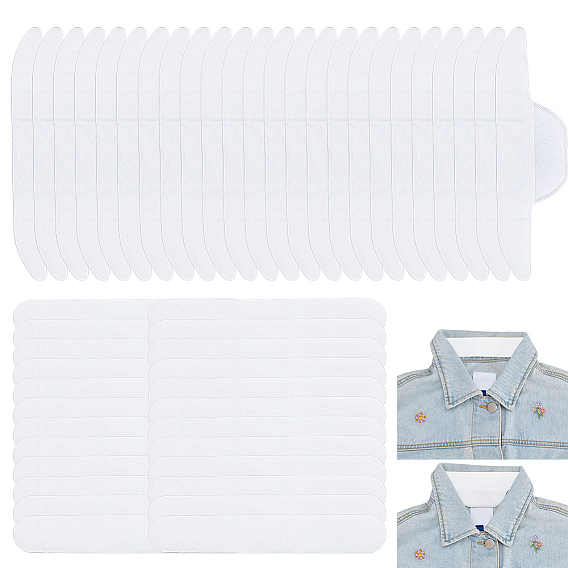 100шт. 2 стили нетканых материалов подкладка для шапки от пота, вкладыш для уменьшения размера шапки, одноразовый вкладыш, защита воротника рабочего костюма