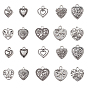 50 шт 10 подвески из сплава в тибетском стиле, шарма сердца