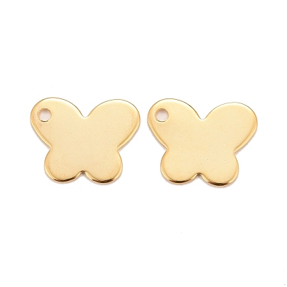 201 Stainless Steel Pendants, Butterfly