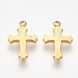 Ion Plating(IP) 304 Stainless Steel Tiny Cross Charms