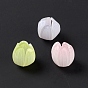 Tulip Acrylic Beads, Imitation Jade, for DIY Jewelry Making