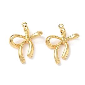 Латунные подвески, бантом прелести, без никеля 