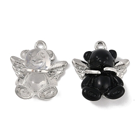 Platinum Alloy Resin Pendants, Bear