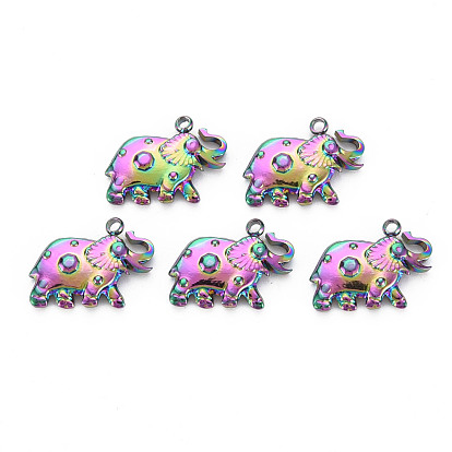 201 Stainless Steel Pendants, Elephant