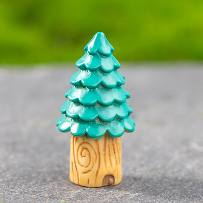 Resin Miniature Trees, for Micro Landscape, Dollhouse Decor