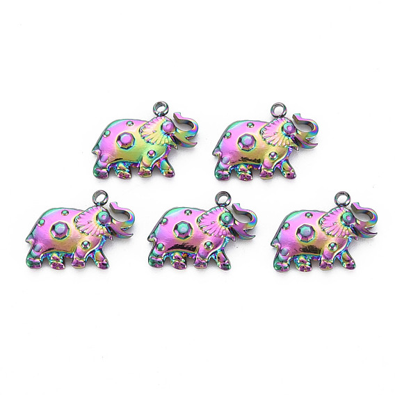 201 Stainless Steel Pendants, Elephant