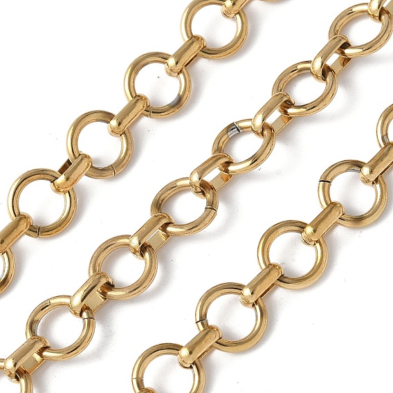 304 из нержавеющей стали цепи Роло, несварные, с катушкой, ионное покрытие (ip)