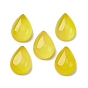 Кабошоны из натурального желтого агата, окрашенная и подогревом, слеза
