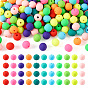 308 шт 11 цвета бусины из полимерной глины ручной работы, круглые