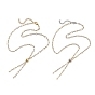 2Pcs Adejustabel Two Tone 304 Stainless Steel Oval Link Chains Necklace Making, Figaro Chains, with 304 Stainless Steel Lobster Claw Clasps, Rings and Ends Chains