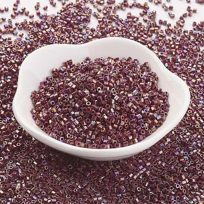 Японский бисер toho, 11/0, шестигранник два разреза, непрозрачные радужные цвета 