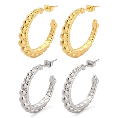 304 серьги-кольца из нержавеющей стали, серьги-кольца