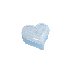 Heart DIY Silicone Finger Rings Display Holder Tray Molds, Resin Casting Molds, for UV Resin, Epoxy Resin Craft Making, Heart, 54mm, Inner Diameter: 70x53mm