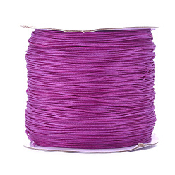 Orchid Nylon Thread, Nylon Jewelry Cord for Custom Woven Jewelry Making, Orchid, 0.6mm, about 142.16 yards(130m)/roll