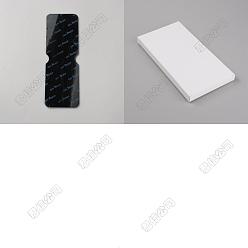 Черный 18шт. прямоугольный полиуретановый противоскользящий коврик, подложка для деревянных полов, ковры, чёрные, 150x50x1.5 мм