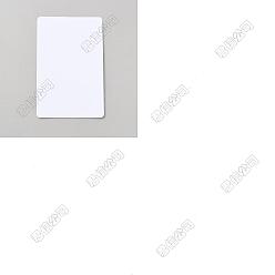 Белый 28шт. пластиковые листы, прямоугольные, белые, 85.5x54x0.5 мм