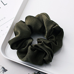 C150 Velvet-26 Silk Satin Colorful Hairband Headband Flower - 30 Colors, Versatile, Chic.