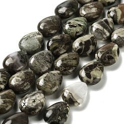 Wealth Stone Natural Wealth Stone Jasper Beads Strands, Teardrop, 17.5~18x13x6mm, Hole: 1.2mm, about 22pcs/strand, 15.24 inch(38.7cm)