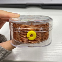 Goldenrod Round Aluminum Wire, for Jewelry Making, Goldenrod, 20 Gauge(0.8mm)