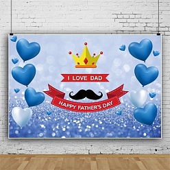Crown Father's Day Party Cloth Banner Decoration, Photography Backdrops, Rectangle, Crown Pattern, 800x1200mm