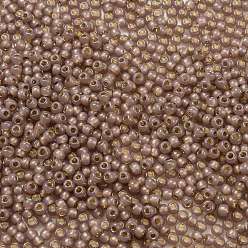 (2251) Silver Lined Milky Mauve Opal TOHO Round Seed Beads, Japanese Seed Beads, (2251) Silver Lined Milky Mauve Opal, 8/0, 3mm, Hole: 1mm, about 222pcs/bottle, 10g/bottle