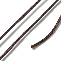 Brun Saddle Fil à broder en polyester, fils de point de croix, selle marron, 1.5mm, 20 m / bundle