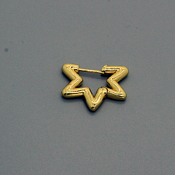 golden Minimalist Geometric Star Earrings: Fashionable and Versatile Jewelry Accessory