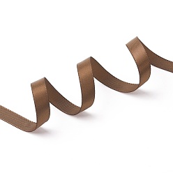 Верблюжий 1 рулон односторонней полиэстеровой атласной ленты, для подарочной упаковки, партия украсить, вспомогательное оборудование ювелирных изделий, верблюжие, 3/8 дюйм (10 мм), о 20yards / рулон (18.288 м / рулон)