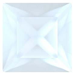 01000 White Opal Фантазийные кристаллы preciosa® maxima, чешский хрусталь, 435 23 615 квадратный, срыв твердой мозговой оболочки, 01000 белый опал, 6x6 мм