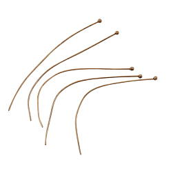 Красная Медь Контакты латунь шаровой головкой, Красная медь, 70x0.70]мм