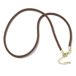 Верблюжий 3 изготовление ожерелий из нейлонового шнура миланского плетения толщиной ☐ мм, с латунными выводами и 304 застежками из лобстера из нержавеющей стали, золотые, стойки покрытие, долговечный, верблюжие, 17.83 дюйм (45.3 см)