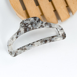 Серый Заколки для волос с когтями из ацетата целлюлозы (смола), аксессуары для волос для женщин и девочек, серые, 112x55x30 мм