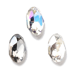 (52) Непрозрачная лаванда K 9 кабошоны из стеклянного страза, задние и задние, овальные, разноцветные, 6x4x3 мм
