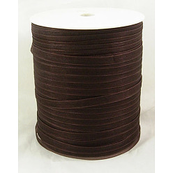 Coconut Brown Organza Ribbon, Coconut Brown, 1/4 inch(6mm), 500yards/Roll(457.2m/Roll)