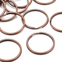 Красная Медь Железа отделились брелоки, брелок для ключей, Красная медь, 35x3 мм