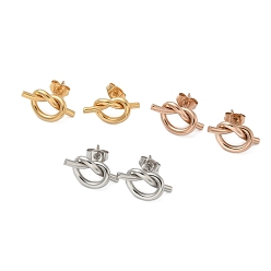 (52) Непрозрачная лаванда 304 из нержавеющей стали серьги, вакуумные покрытия, узел, разноцветные, 8.5x17 мм, 12 шт / комплект