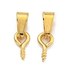 Настоящее золото 18K 304 скоба из нержавеющей стали, с 201 защелкой из нержавеющей стали на поручнях, за половину пробурено бисера, реальный 18 k позолоченный, 13.5 мм, отверстие : 6x2.5 мм, штифты : 4x1 мм