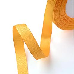 Orange Single Face Satin Ribbon, Polyester Ribbon, Orange, 2 inch(50mm), about 25yards/roll(22.86m/roll), 100yards/group(91.44m/group), 4rolls/group