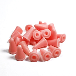 Pink Synthetic Rubber Knitting Needle Point Protectors, Knitting Needle Caps, Knitting Needle Stopper, Pink, 1.3x1.8cm