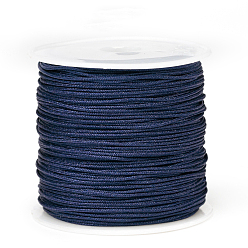 Prussian Blue Nylon Thread, Prussian Blue, 0.8mm, about 45m/roll