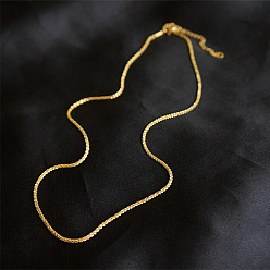 necklace Minimalist Luxury Titanium Steel Twist Chain Necklace Bracelet Set