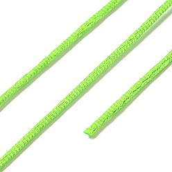 Citron Vert Fil à broder en polyester, fils de point de croix, lime, 1.5mm, 20 m / bundle