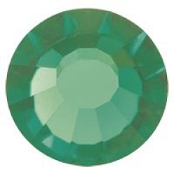 50020 Green Tourmaline Камни preciosa® crystal hotfix с плоской основой, чешский хрусталь, круглый(438 11 612 шатон роза вива 12 ®), 50020 зеленый турмалин, ss 8 (2.3~2.5 мм)